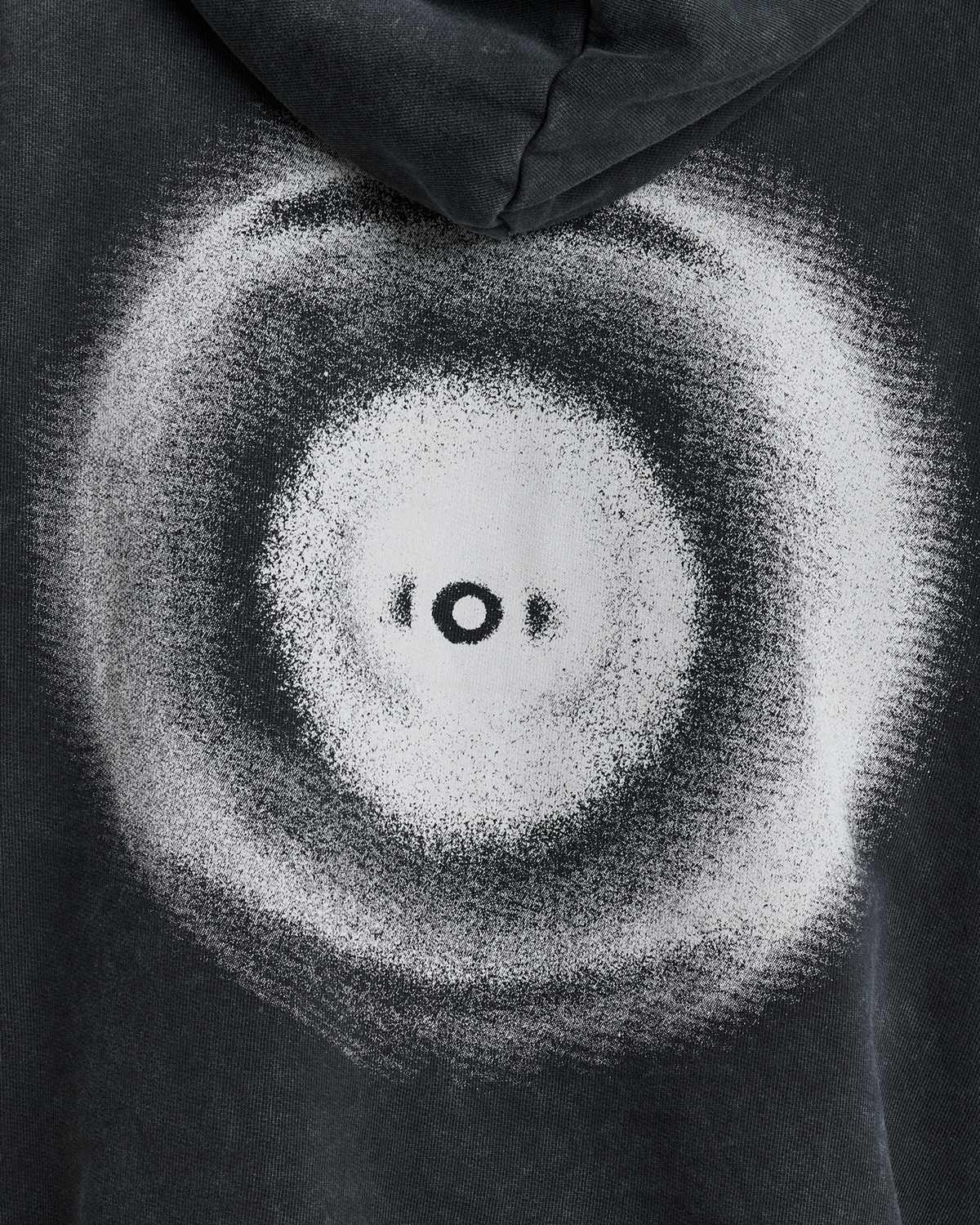 Unisex Chroma Wash Cropped Hoodie - Introspection Anthracite