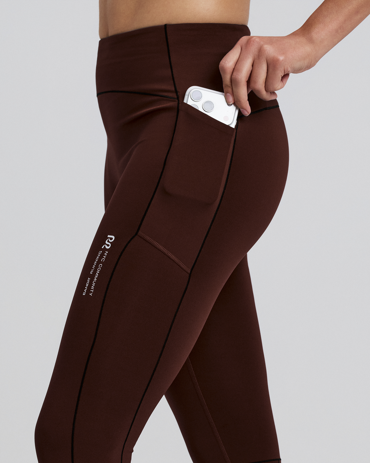 Women's Stamina-V™ High Waist Leggings - Cacao