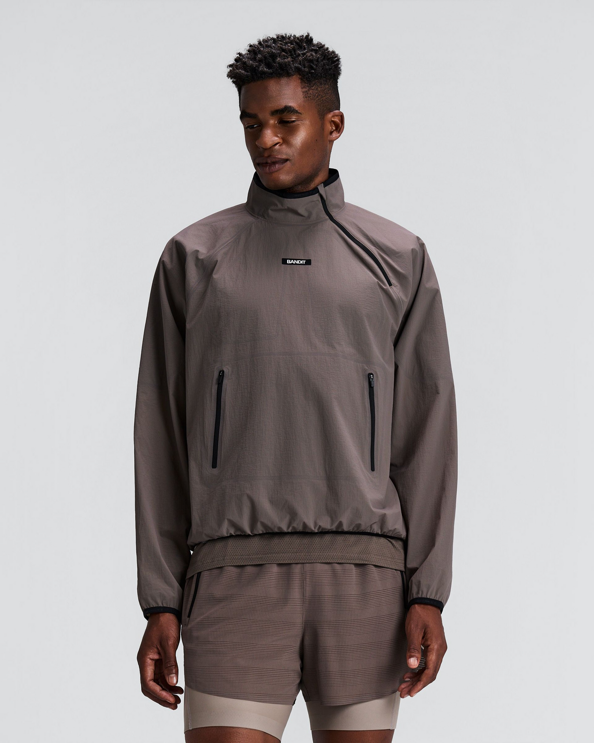 Men's Hitaishō™ Asymmetric Zip Pullover - Cocoa