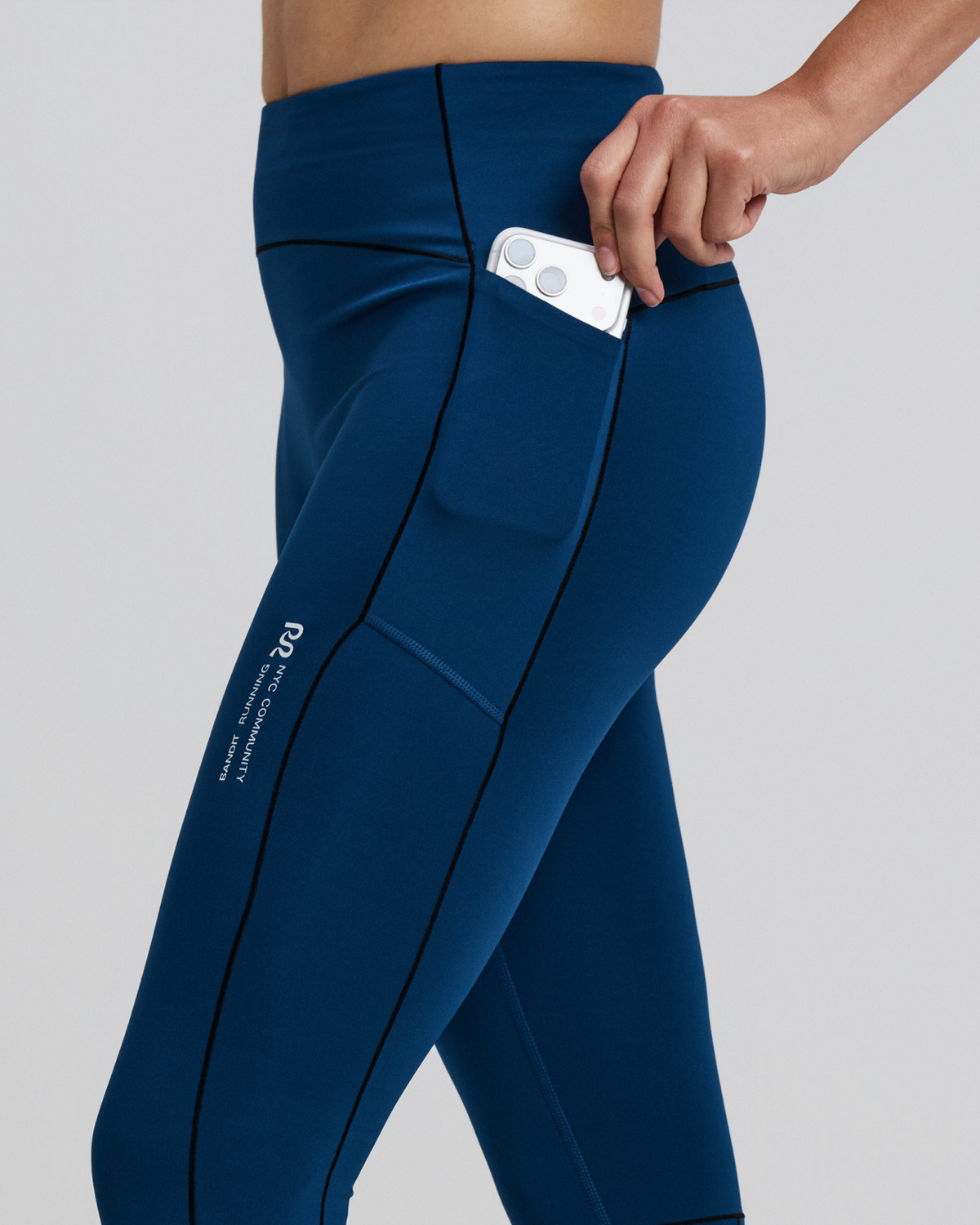 Women's Stamina-V™ High Waist Leggings - Ink Blue