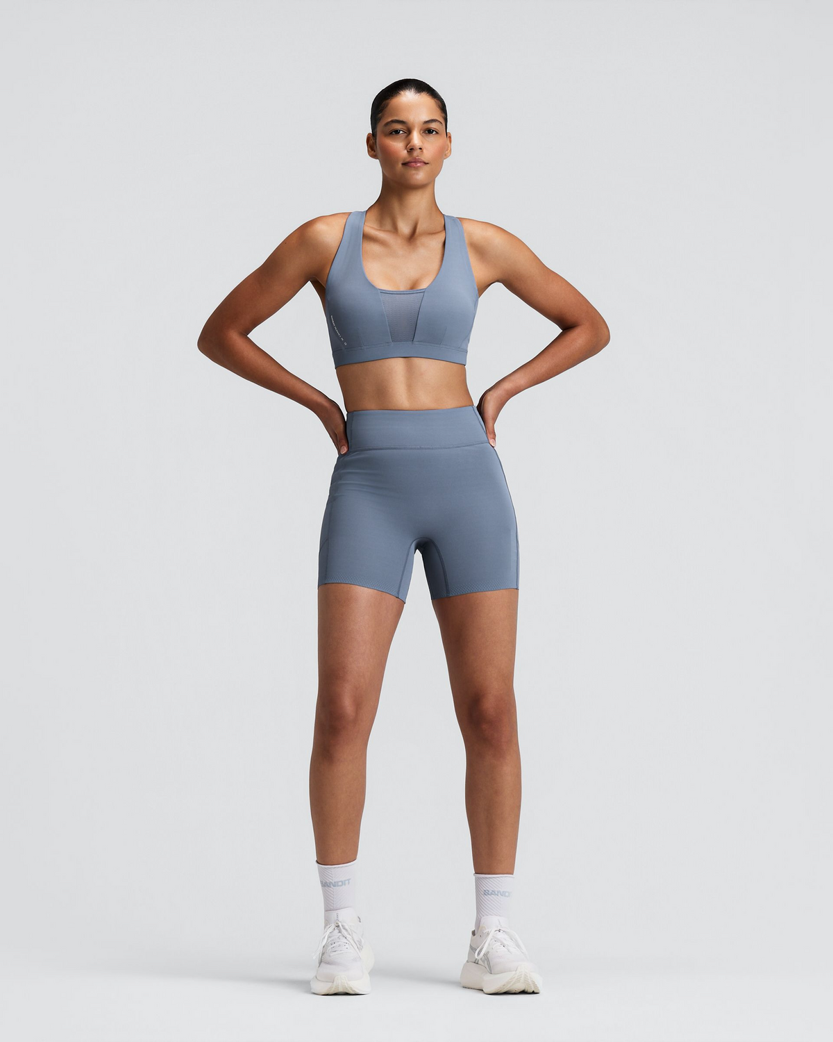 Women's Vanisher™ 5" High Waist Compression Shorts - Steel Horizon