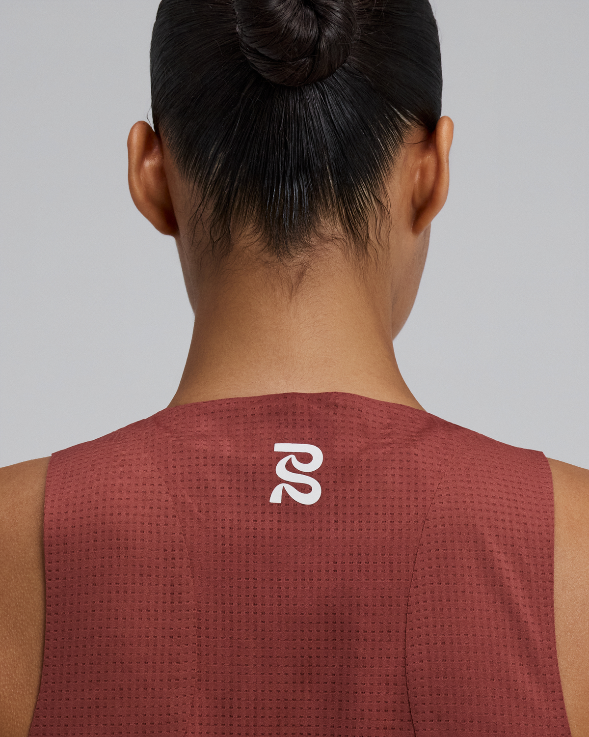 Women's GeoMesh™ Race Singlet - Mahogany