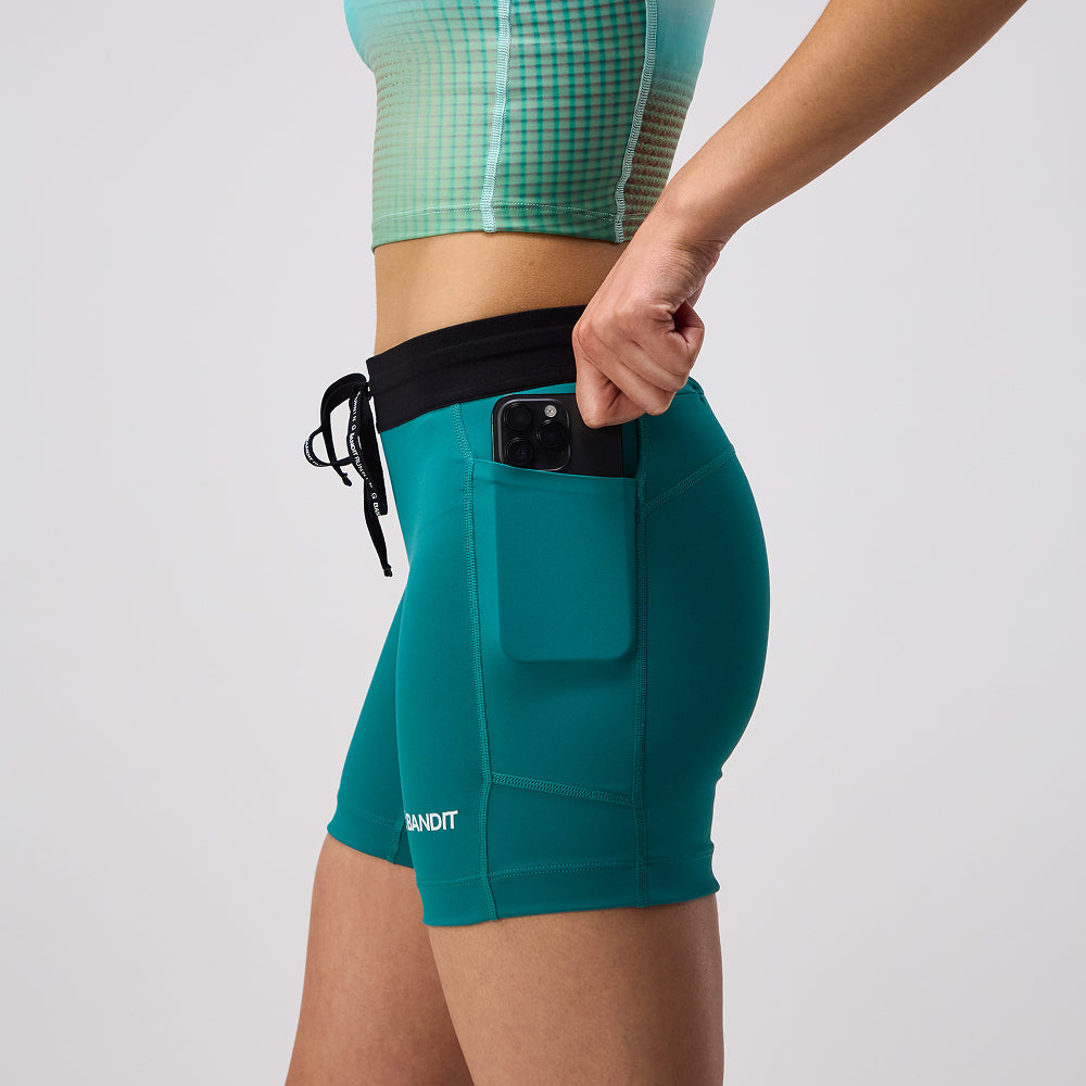 Stamina™ 5" Women's Compression Shorts - Gulfstream