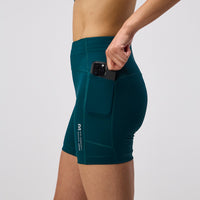 Thumbnail of Stamina™ High Waist 5" Women's Compression Shorts - Pine