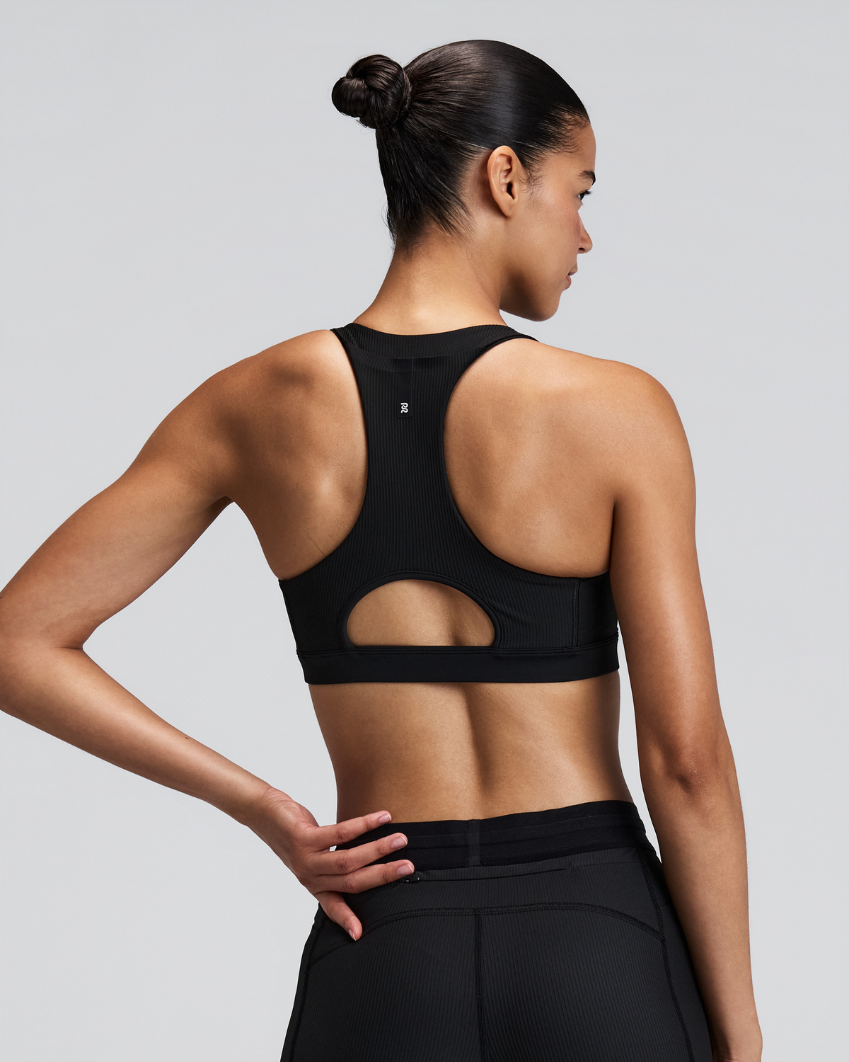 Women's Cadence™ Scoop Neck Run Bra - Black