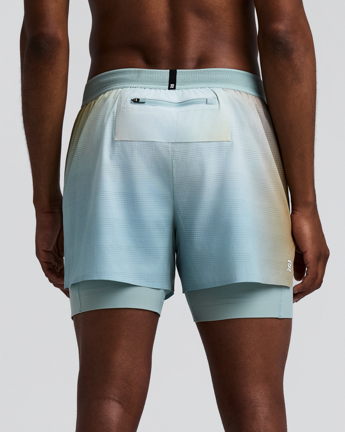 Men's CoolGrid™ 2-in-1 Run Short - Lagoon Multi
