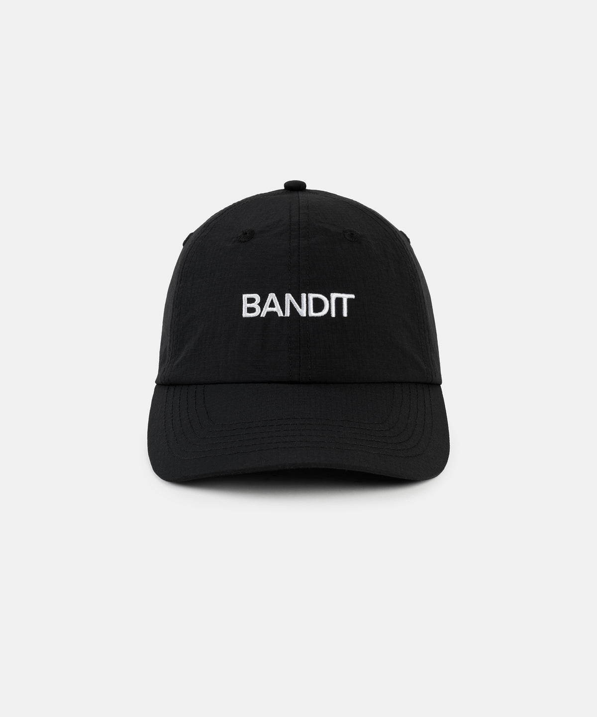 "Bandit" Nylon Dad Hat - Black