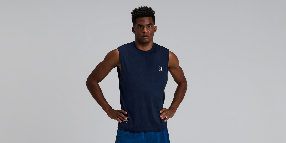 Men's Micromesh™ Run Tank - NY Navy