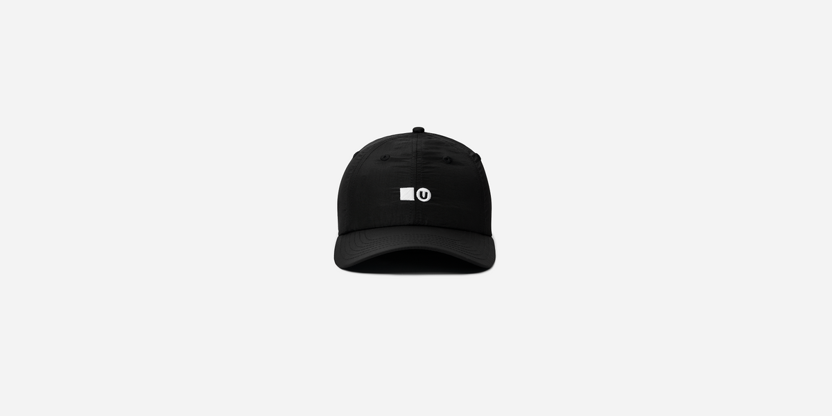 The Unsponsored Project Nylon Dad Hat, Black