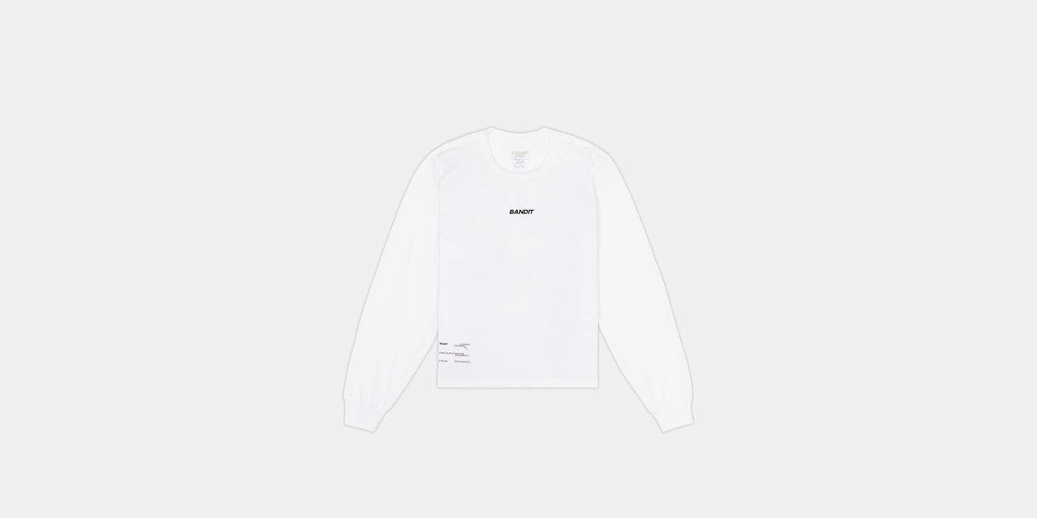 Women's Micromesh™ Long Sleeve Tee - White