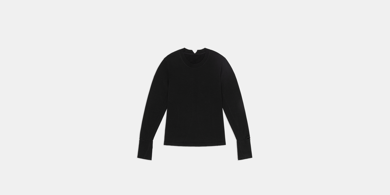 Women's AuraGrid™ Hooded Performance Top - Black
