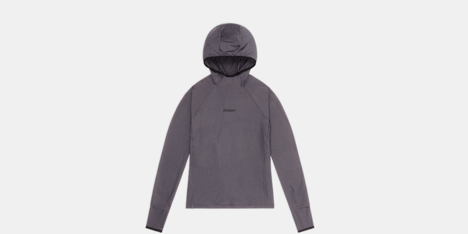 Women's AuraGrid™ Hooded Performance Top - Haze
