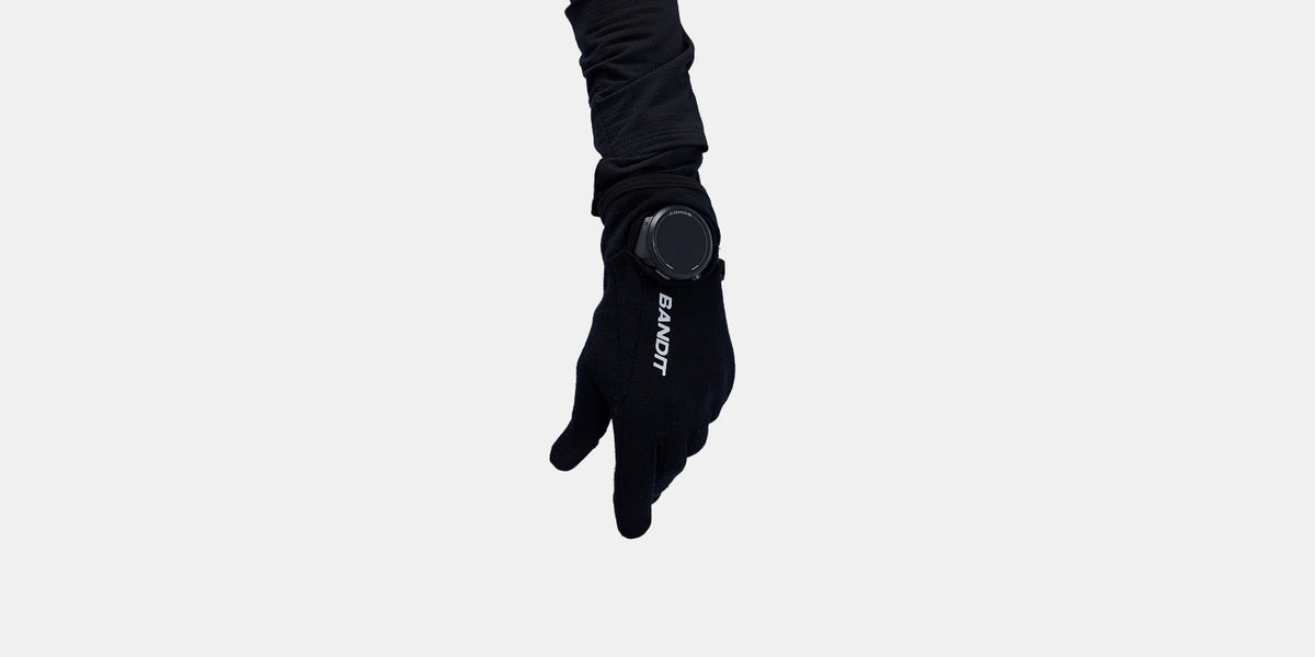 Merino Performance Gloves, Unisex - Black