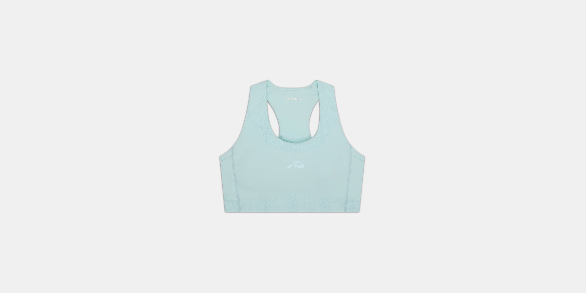 Stamina™ Scoop Neck Run Bra - Minty Blue