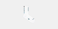 Thumbnail of Lite Run™ Quarter Socks "Vertical Bandit" - White / Storm (2 Pack)