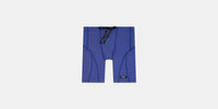 Thumbnail of Striped Cadence™ 7 Pocket Quarter Tights - Deep Peri Blue with Rust