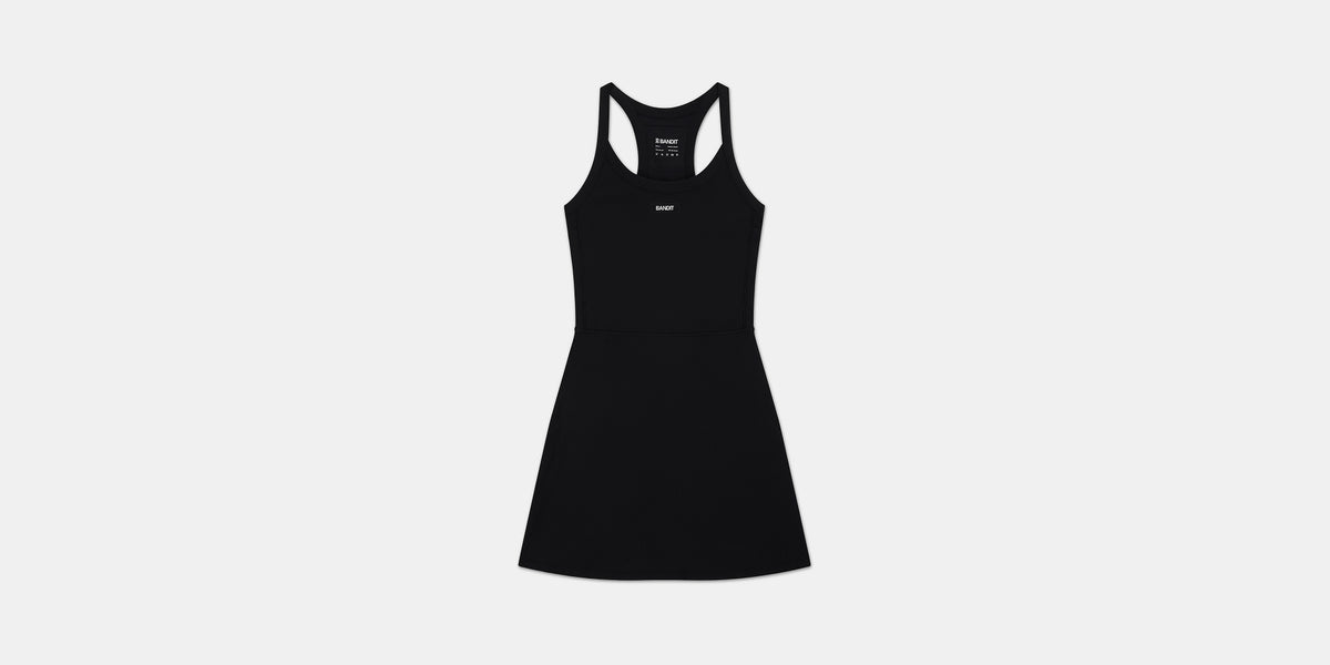 Cadence™ Scoop Neck Run Dress - Black