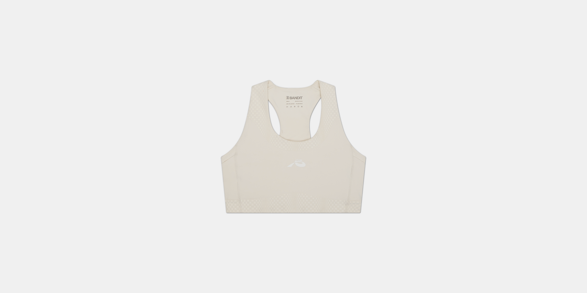 Stamina™ Scoop Neck Run Bra - Chalk