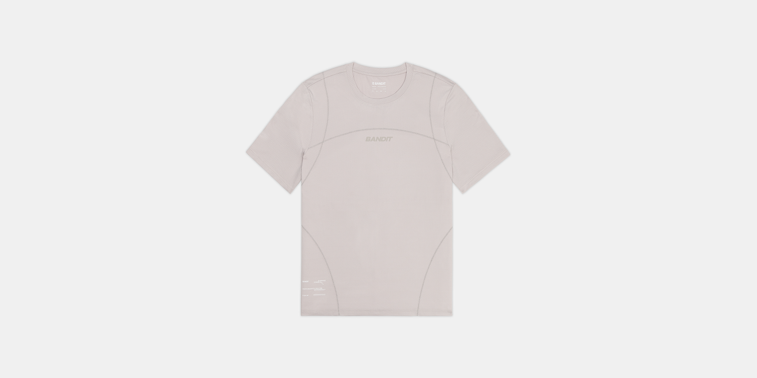Men's Micromesh™ Reflecto Stitch™ Run Tee - Ash