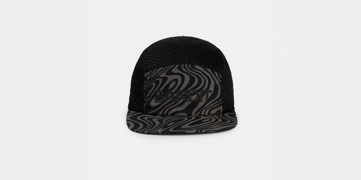 Mesh Run Hat - Cocoa / Black