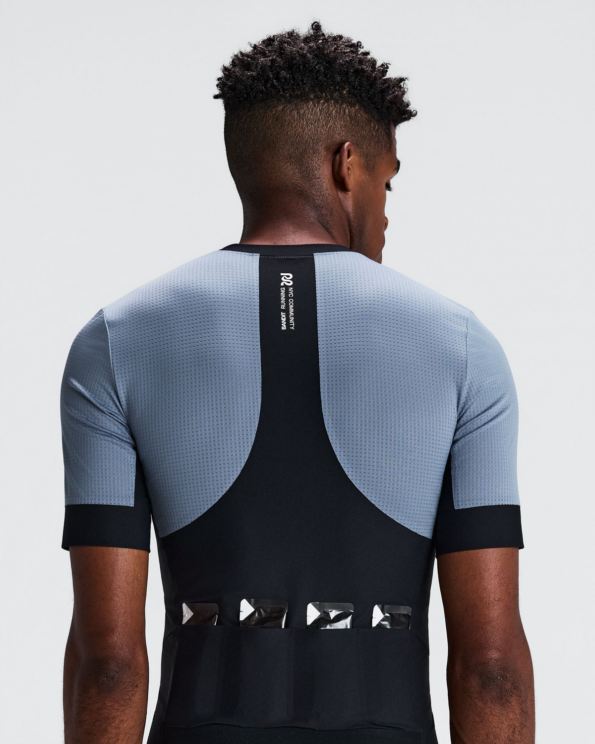 Men's GeoMesh™ 2-Way Zip Race Top - Steel Horizon