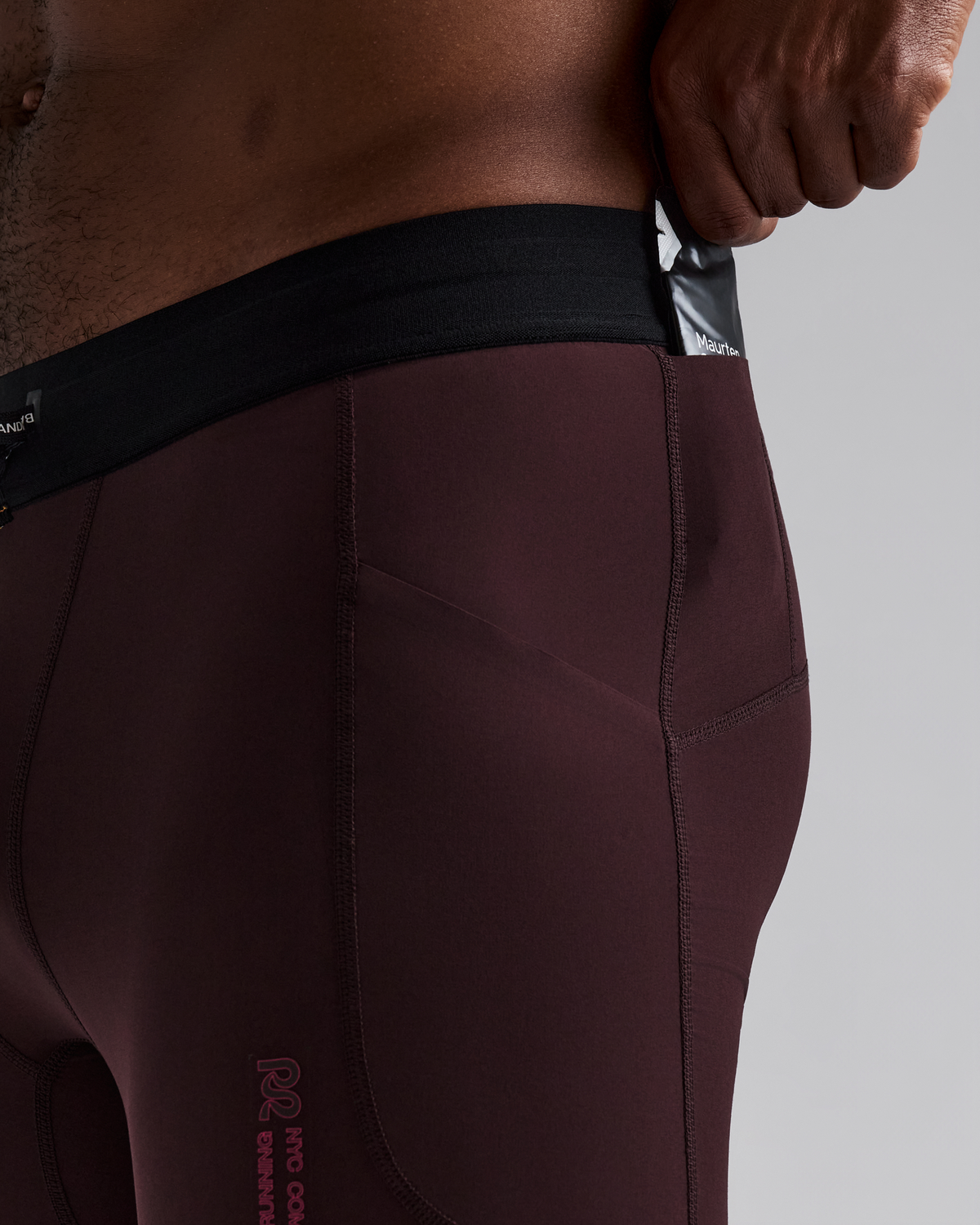 Men's SoLite™ Quarter Tights - Espresso