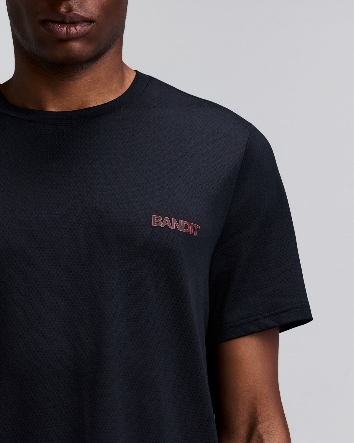 Men's Micromesh™ Short Sleeve Run Tee - Black