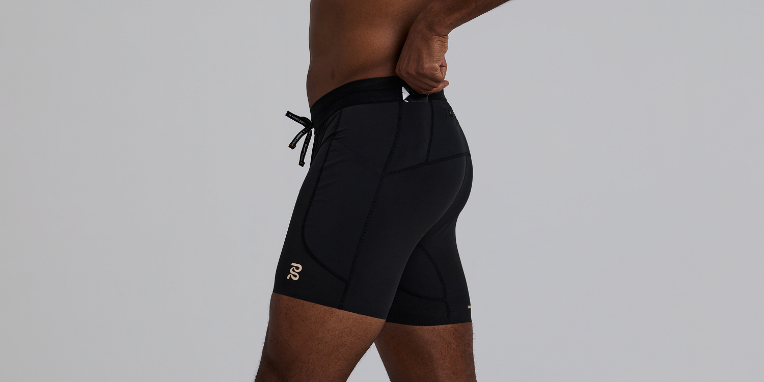 Men's SoLite™ 5 Pocket Quarter Tights - Black
