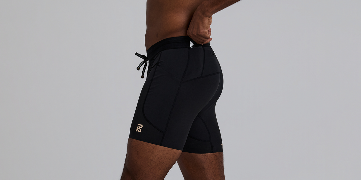 Men's SoLite™ 5 Pocket Quarter Tights - Black