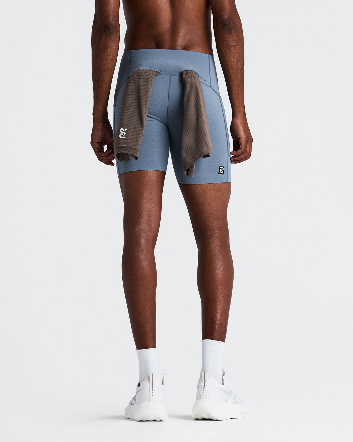 Men's Gridlock™ Quarter Tights - Steel Horizon