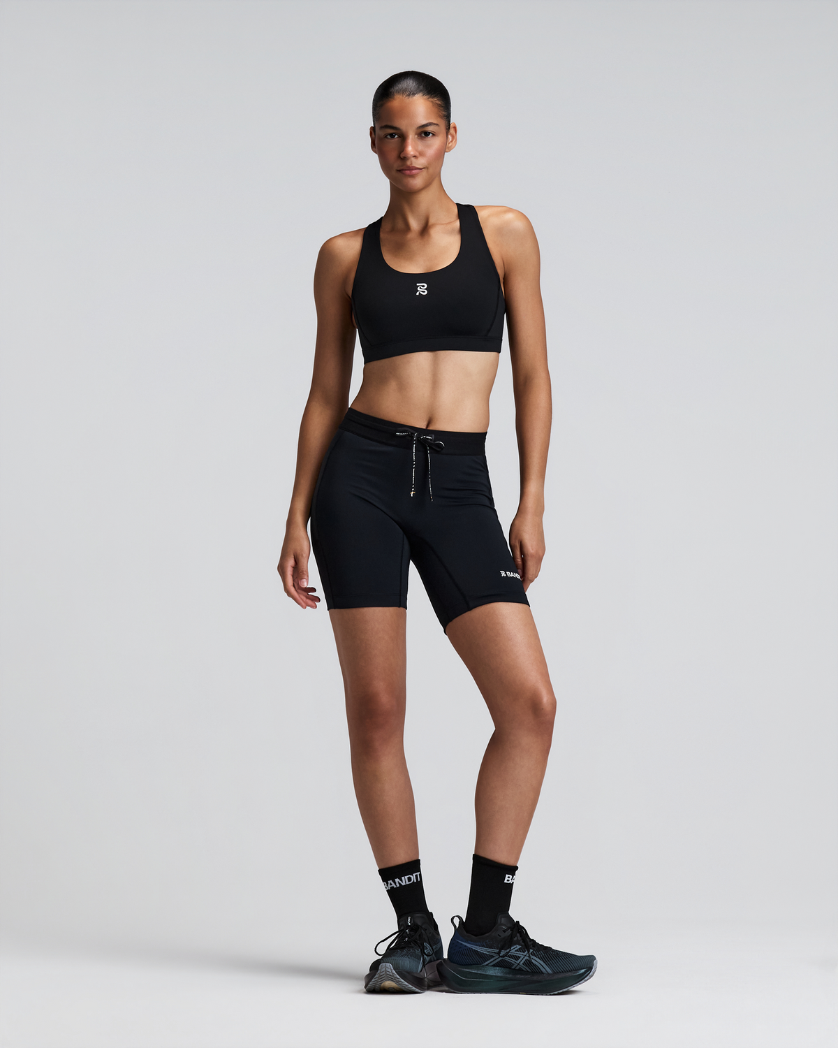 Women's Stamina™ Scoop Neck Run Bra - Black