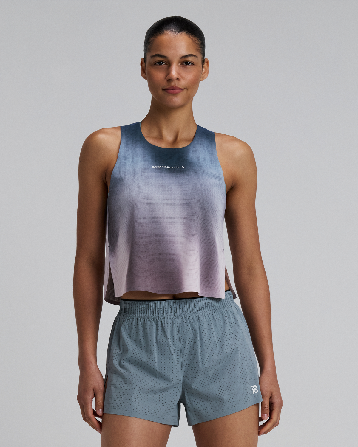 Women's CoolGrid™ Race Singlet - Flow State Aegean Multi