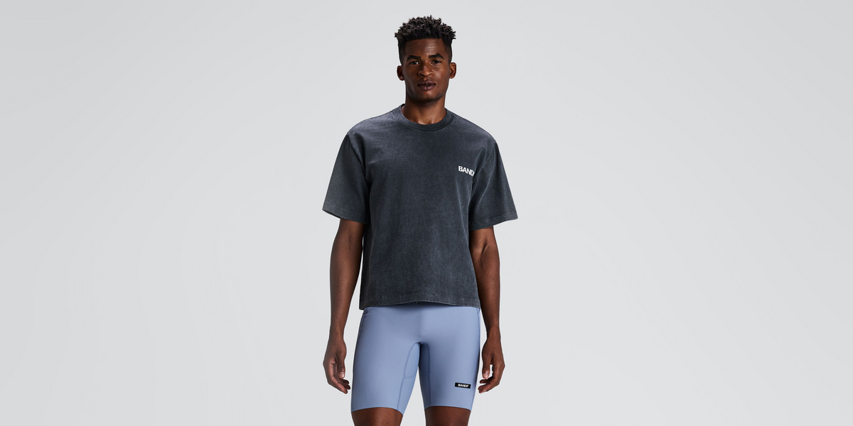 Unisex Heavyweight Cotton Box Tee - Black Chroma Wash