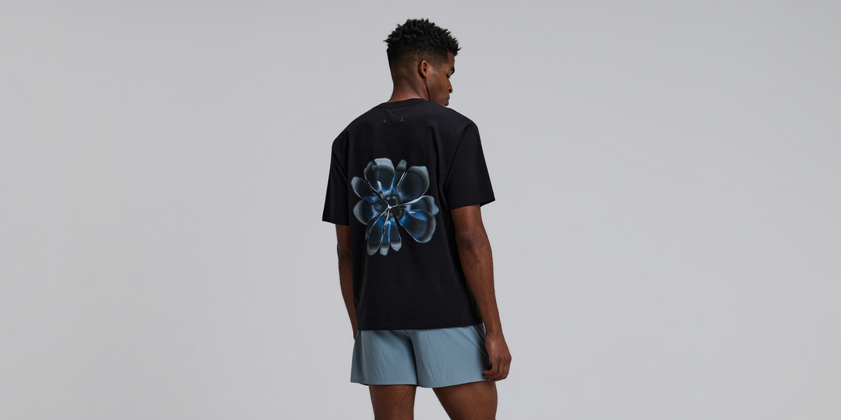 Unisex Cotton Tee - Blot Bleed Floral