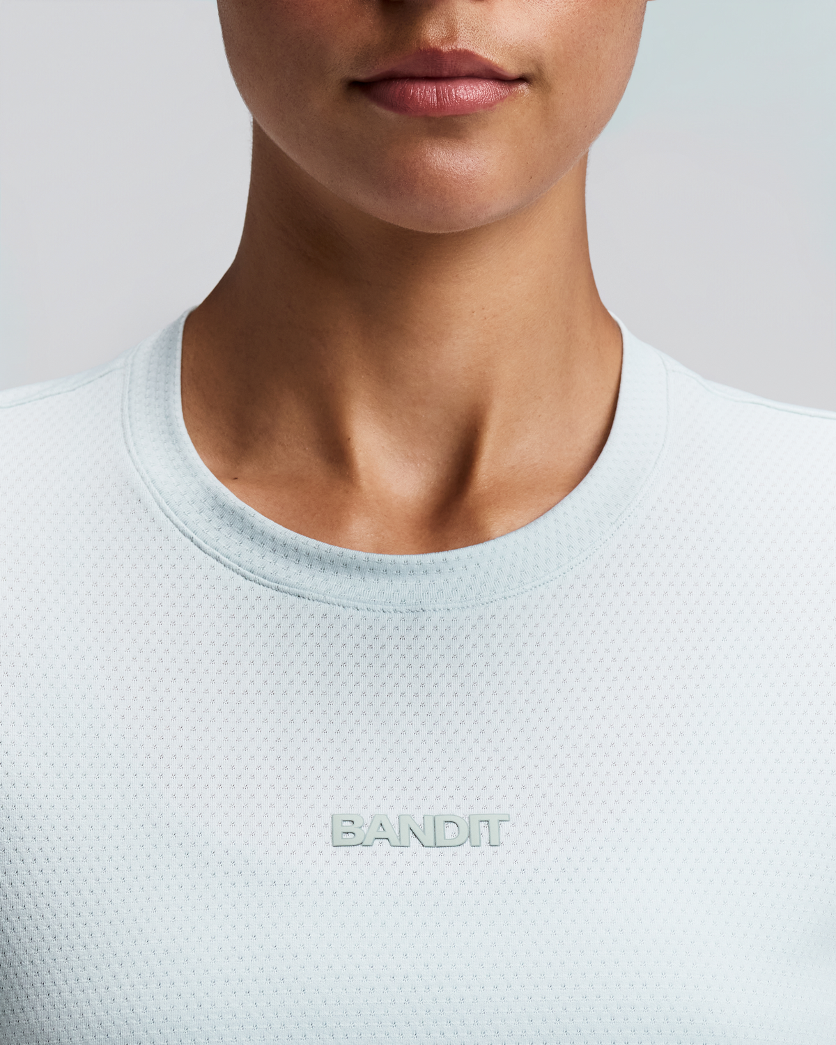Women's Micromesh™ Cropped Run Tee - Mist