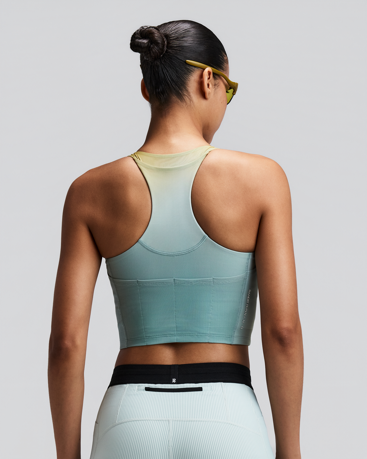 Women's Vanisher™ V-Neck Race Crop - Lagoon Multi