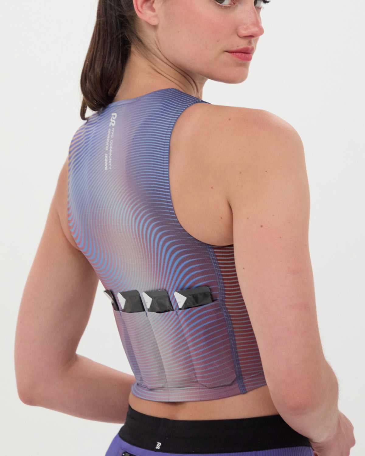 Ares™ Zip Front Race Crop - Gradient Rust