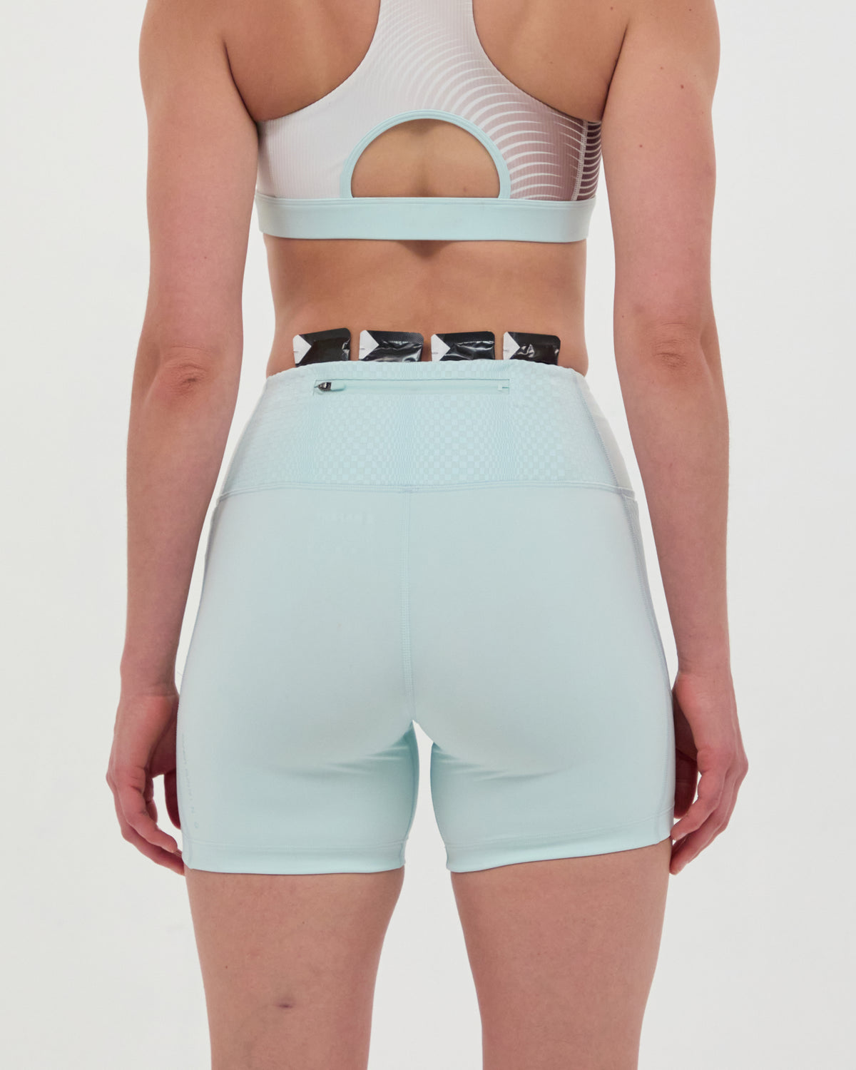 Stamina™ High Waist 5" Compression - Minty Blue