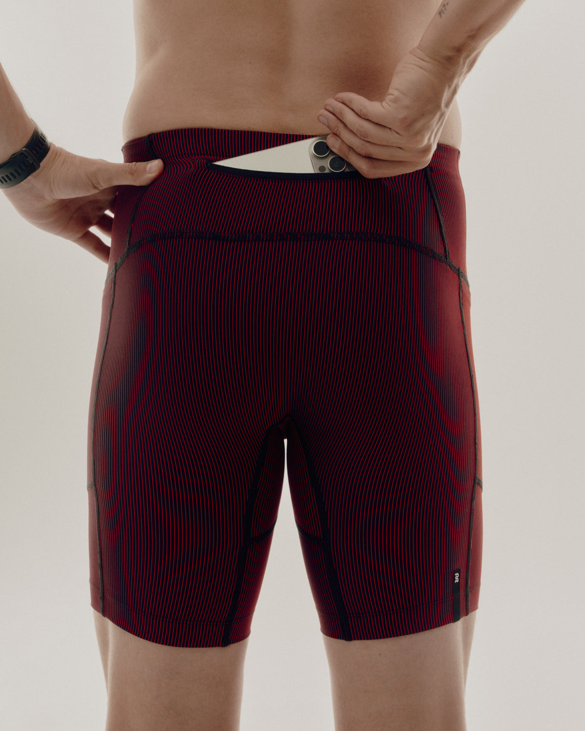 Striped Cadence™ 7 Pocket Half Tights - Braves '25