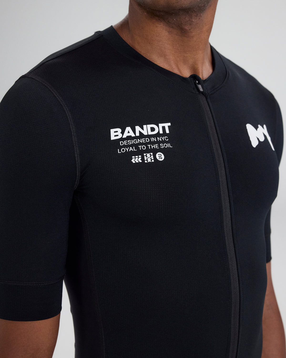 Ares™ Two-Way Zip Performance Tee - Black