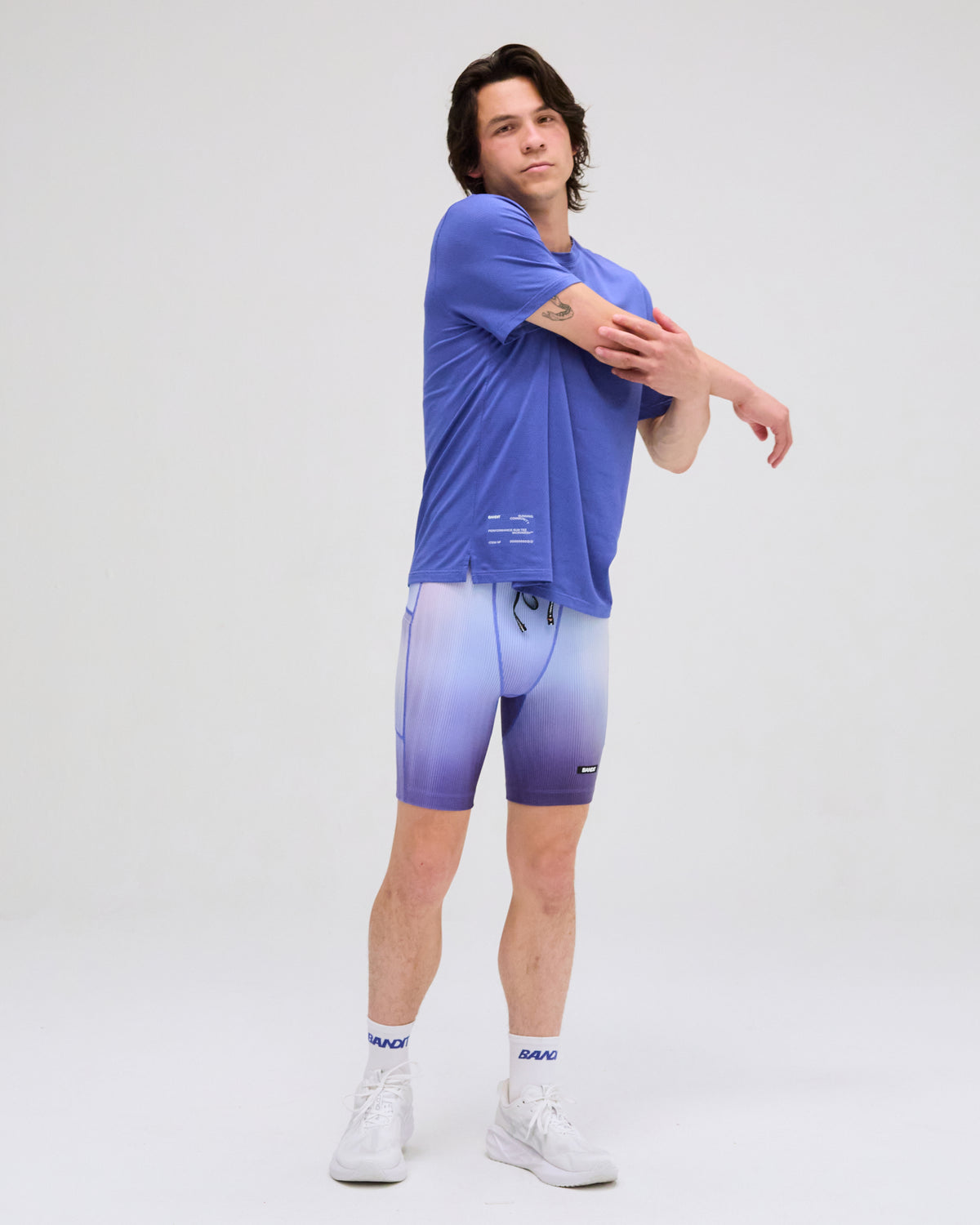 Men's Micromesh™ Run Tee - Deep Peri Blue