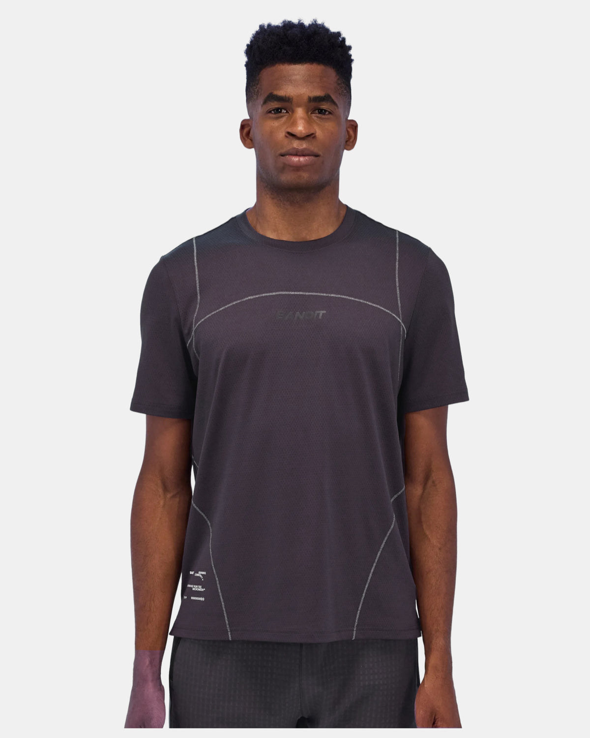 Men's Micromesh™ Reflecto Stitch™ Run Tee - Shadow