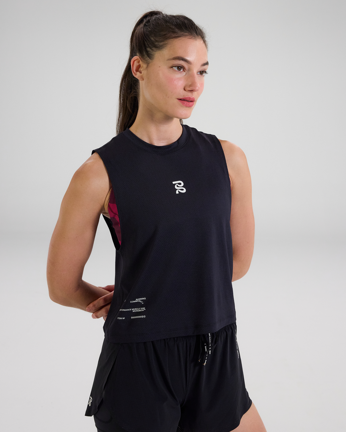 Women's Micromesh™ Run Tank - Black
