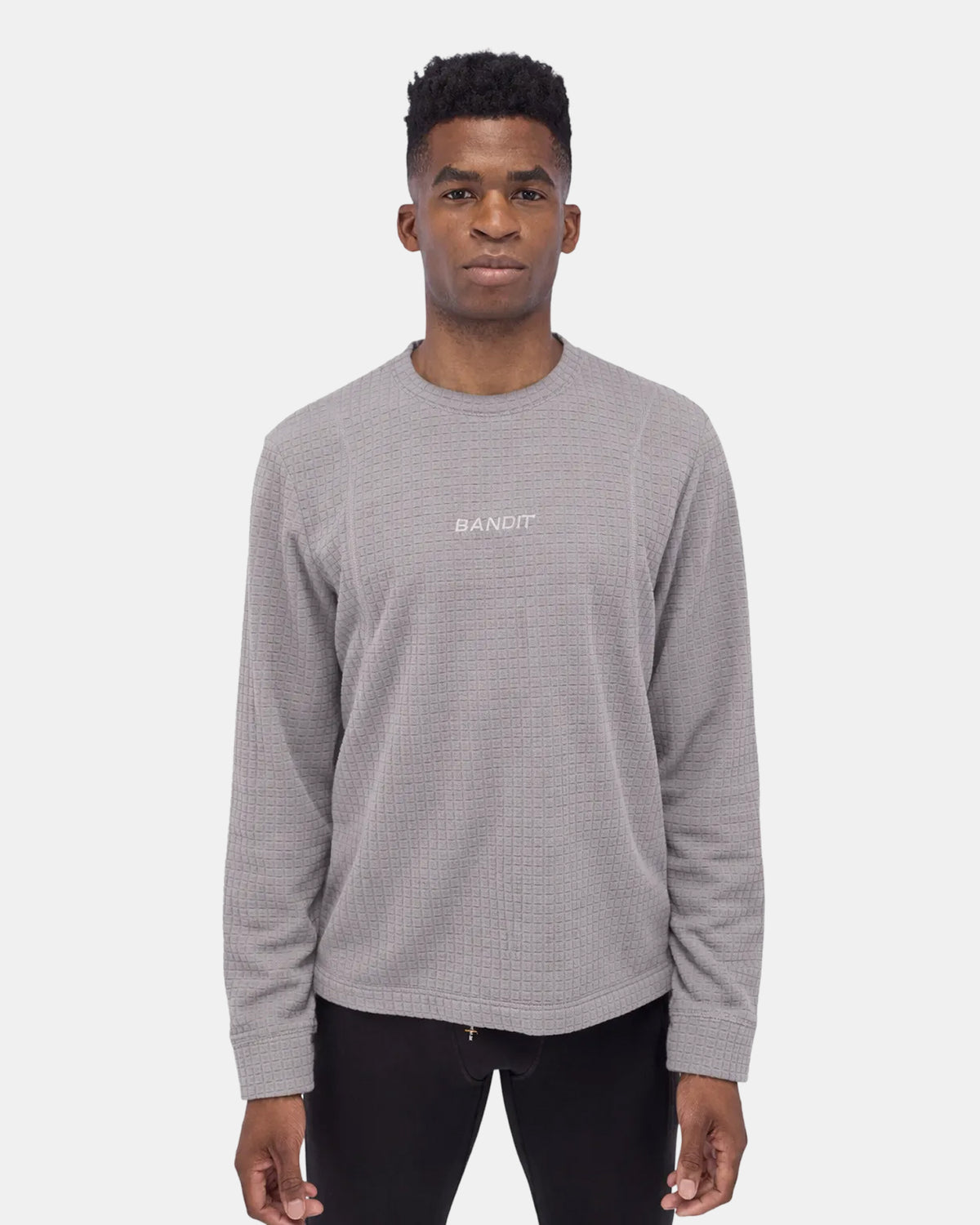 Men's MacroSoft Grid™ Pullover - Zinc