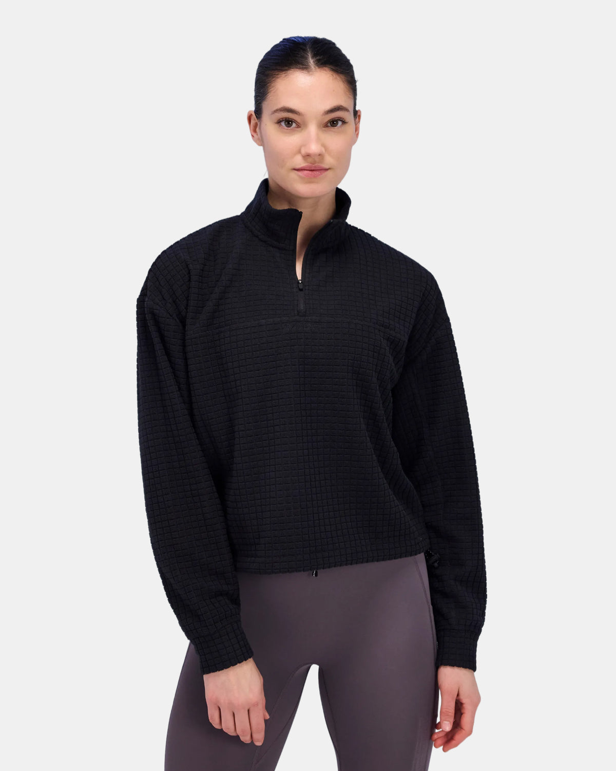 Women's MacroSoft™ Quarter Zip - Black
