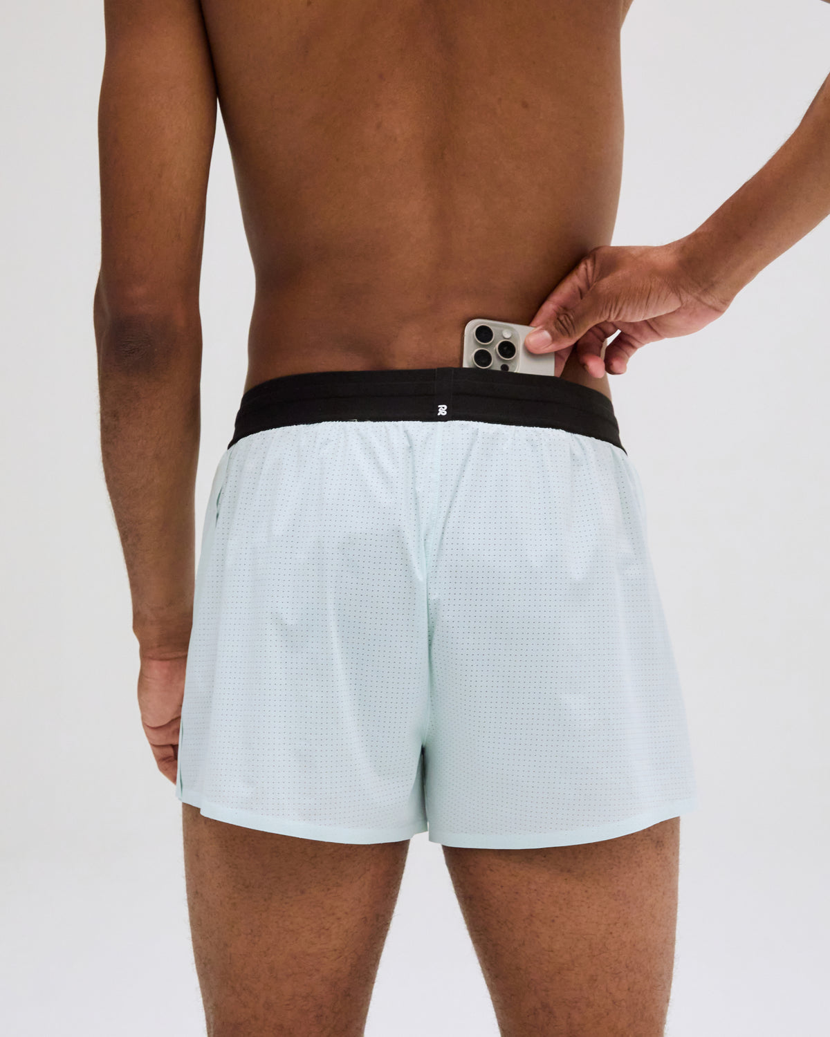 Men's Vento™ 3" Split Short - Minty Blue