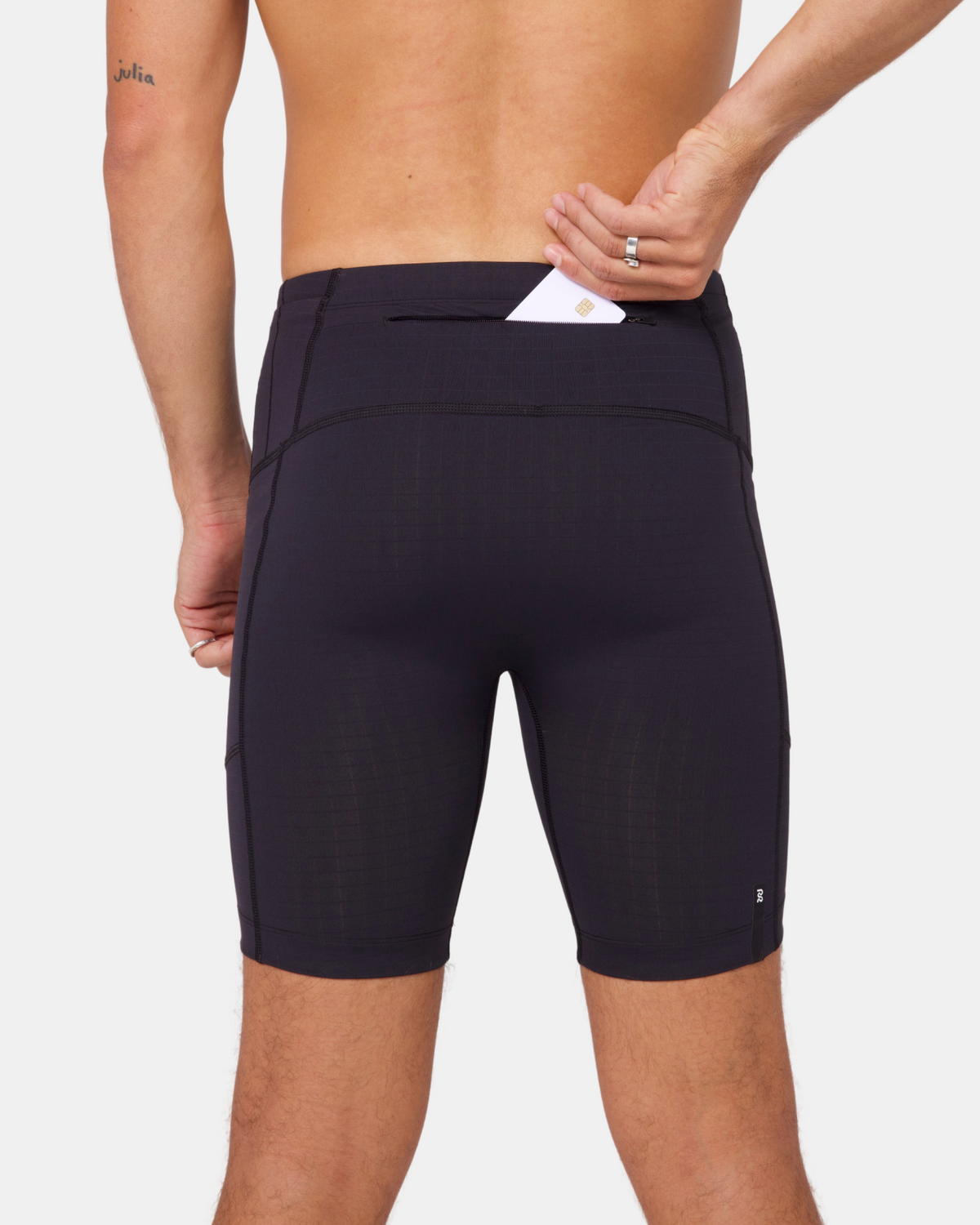 Men's Gridlock™ 7 Pocket Half Tights - Black