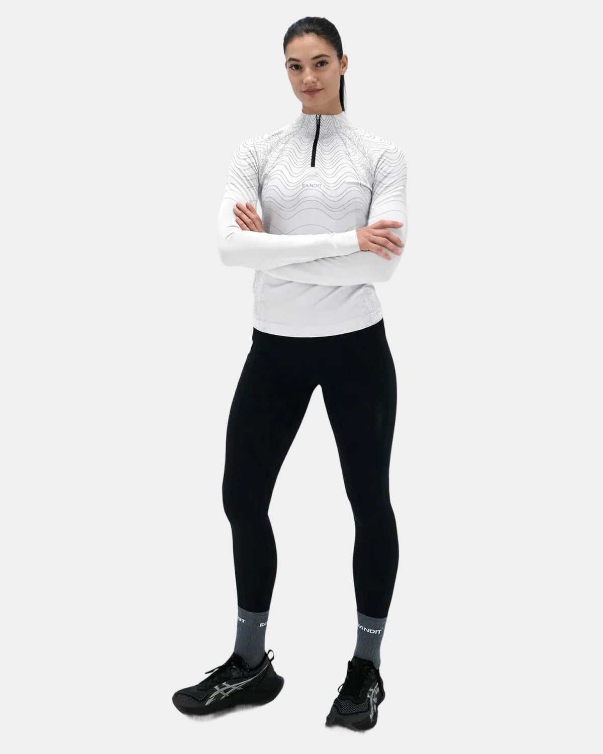 Women's Aceno Quarter Zip - Ash