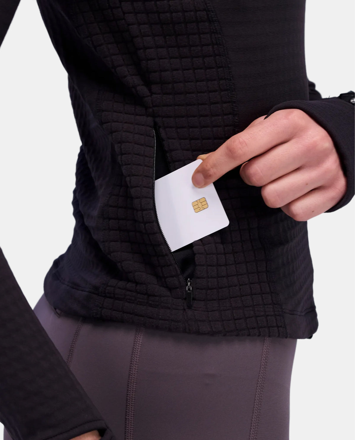 Women's CaldoGrid™ Quarter Zip - Shadow