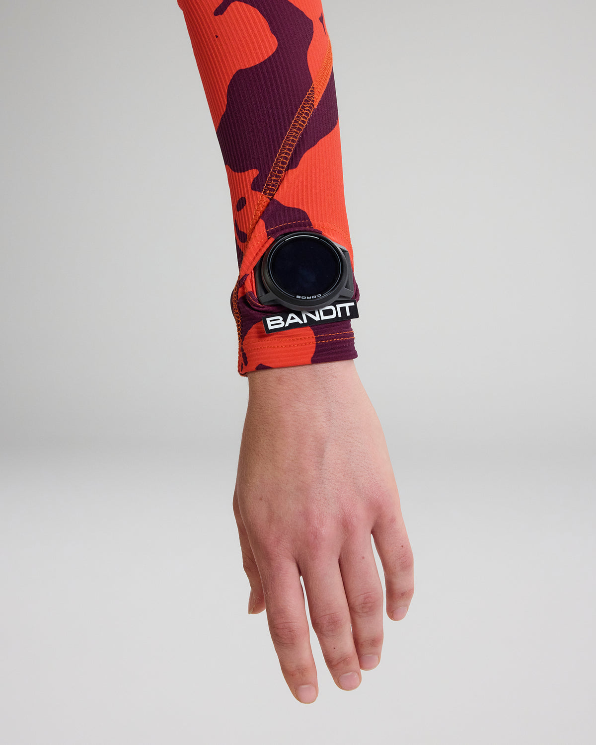 Cadence™ Compression Sleeves - Fleura, Fig / Intense Red